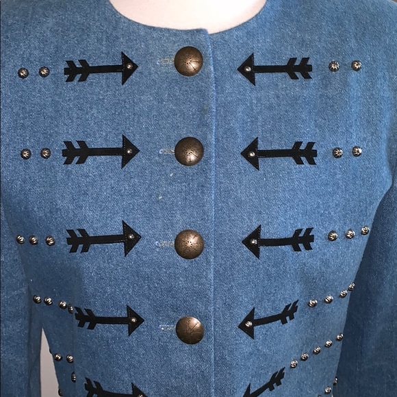 Vintage western style studded jacket - Picture 2 of 7